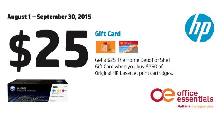 HP Toner Promotion Office Essentials Q3 2015