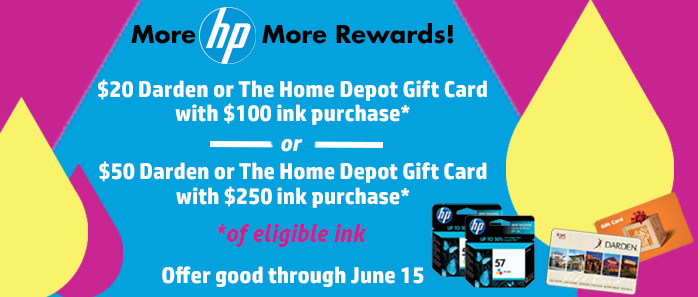 Buy More HP Ink, More Rewards